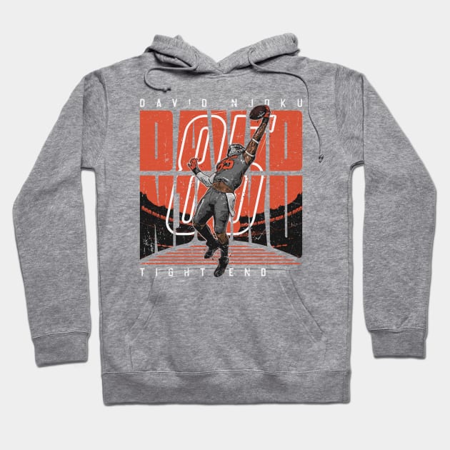 David Njoku Cleveland Stadium Hoodie by Chunta_Design